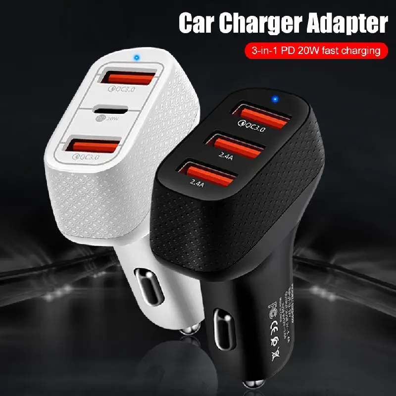 PD Car Charger Mobile Phone USB Charger For iPhone Phone Pd USB Fast Charging Car Mobile Phone Adapter Car Parts
PD Car Charger Mobile Phone USB Charger For iPhone Phone Pd USB Fast Charging Car Mobile Phone Adapter Car Parts