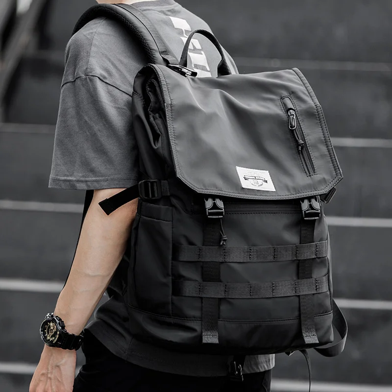Fashion backpack men's simple fashion brand travel bag large capacity 17 inch computer backpack university high school students
Fashion backpack men's simple fashion brand travel bag large capacity 17 inch computer backpack university high school students