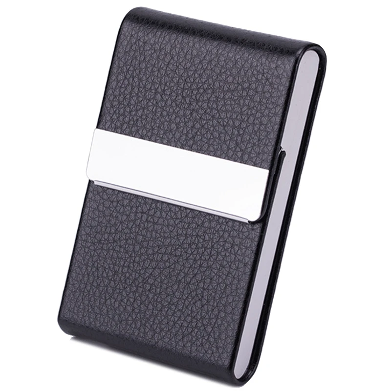 Business Card Holder, Card Holder For Women And Men, Stainless Steel PU Leather Business Card Holder
Business Card Holder, Card Holder For Women And Men, Stainless Steel PU Leather Business Card Holder