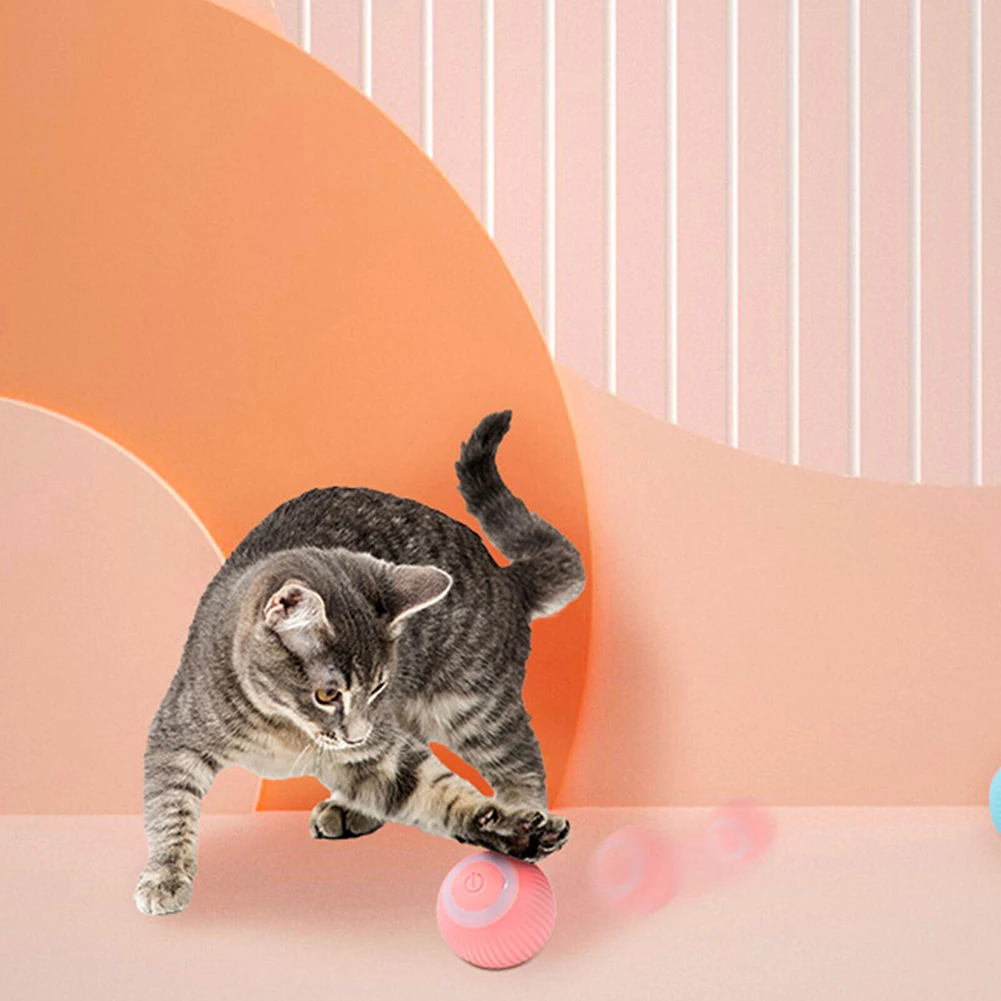 Smart Cat Ball Toys Automatic Rolling Ball Electric Cat Toys Interactive For Cats Training Self-moving Kitten Toys For Indoor
Smart Cat Ball Toys Automatic Rolling Ball Electric Cat Toys Interactive For Cats Training Self-moving Kitten Toys For Indoor