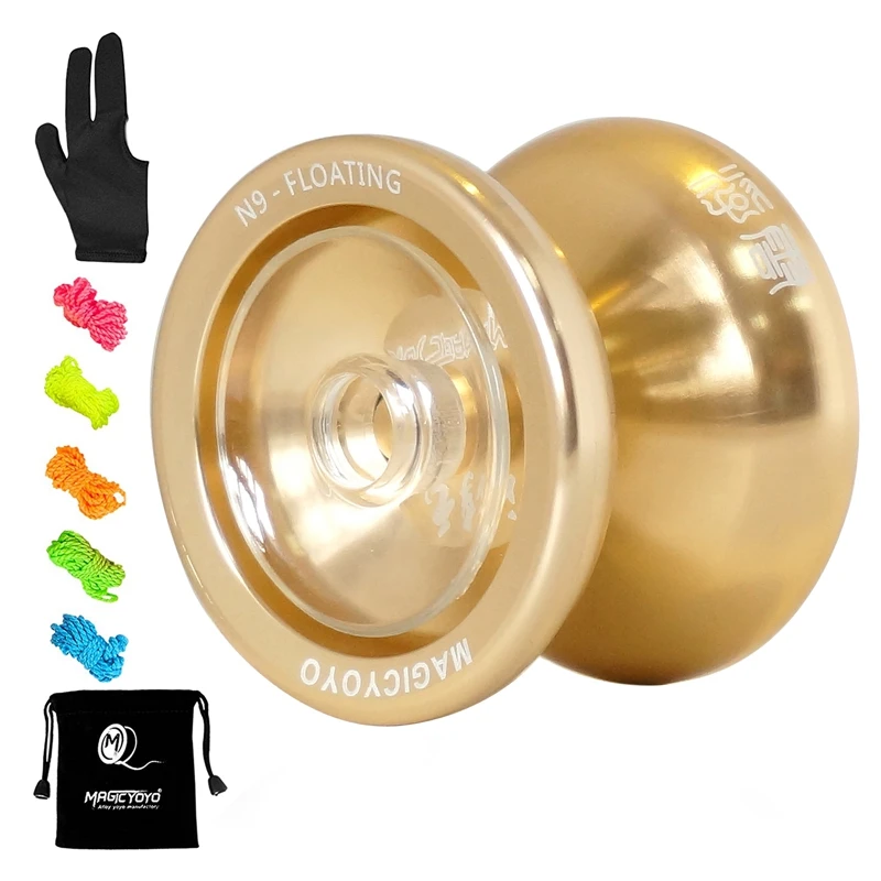 MAGICYOYO N9 Metal Yoyo Side Shaft Top Fingerplay Aluminum Alloy Professional Yoyo With 5 Strings,Gloves
MAGICYOYO N9 Metal Yoyo Side Shaft Top Fingerplay Aluminum Alloy Professional Yoyo With 5 Strings,Gloves