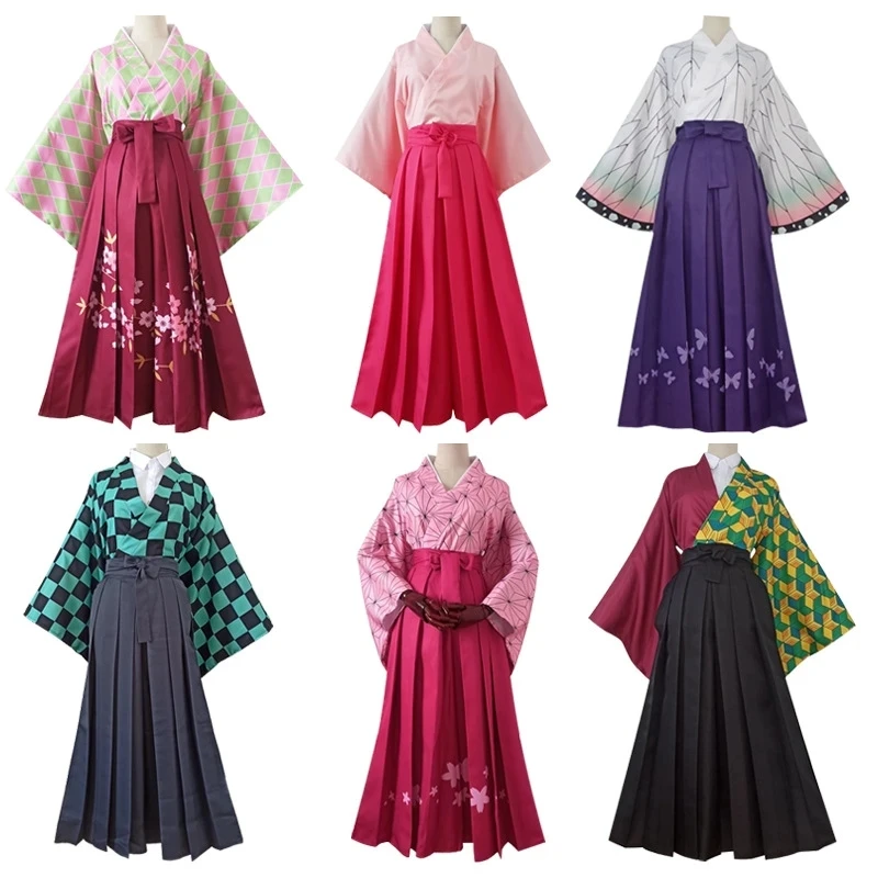 Anime Demon Slayer Kimetsu No Yaiba Kimono Sets Tanjirou Nezuko Shinobu Giyuu Cosplay Dress Halloween Carnival Party Costume
Anime Demon Slayer Kimetsu No Yaiba Kimono Sets Tanjirou Nezuko Shinobu Giyuu Cosplay Dress Halloween Carnival Party Costume