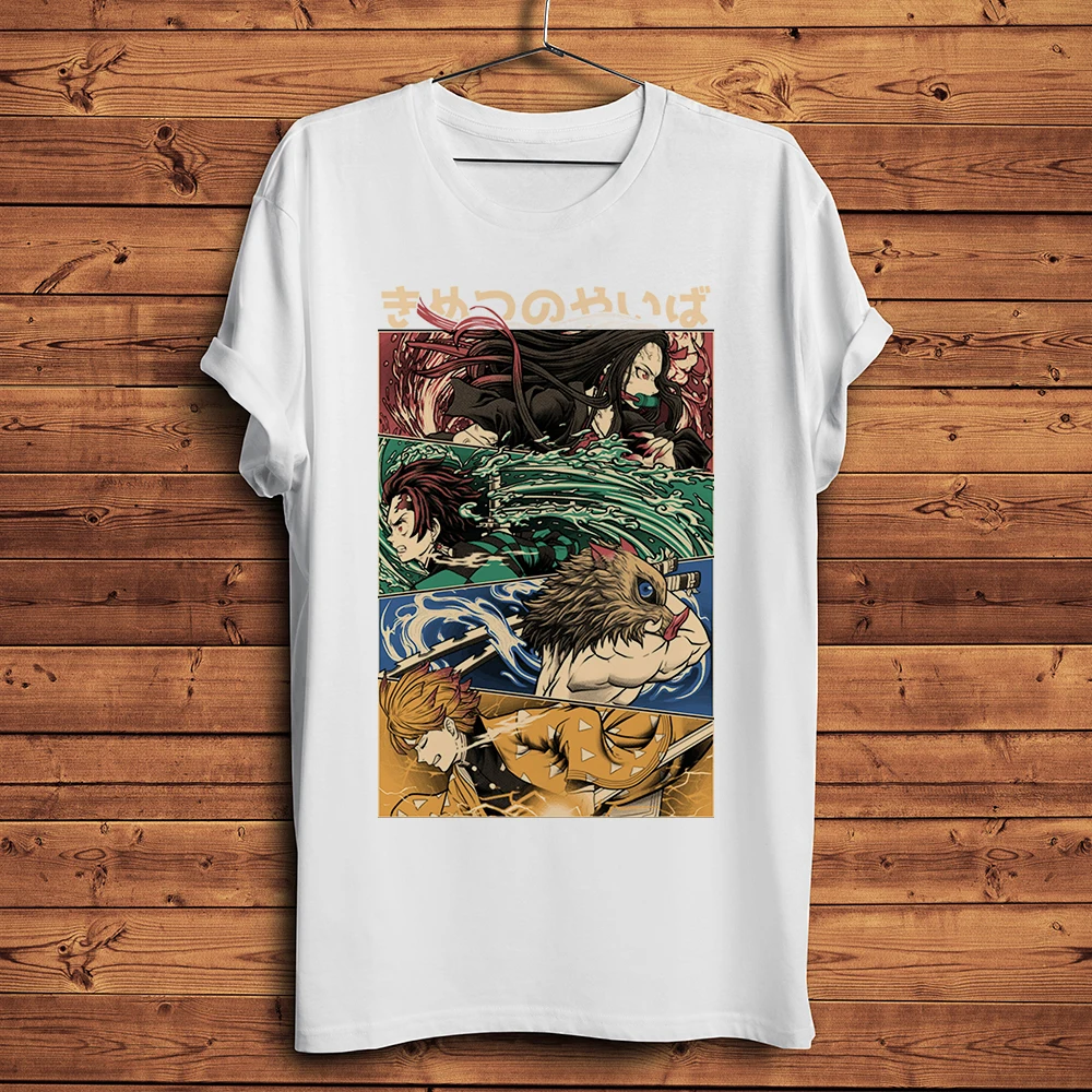 Demon Slayer Tanjirou Nezuko Zenitsu Inosuke funny anime tshirt Men new White Casual short T Shirt Unisex manga streetwear tee
Demon Slayer Tanjirou Nezuko Zenitsu Inosuke funny anime tshirt Men new White Casual short T Shirt Unisex manga streetwear tee