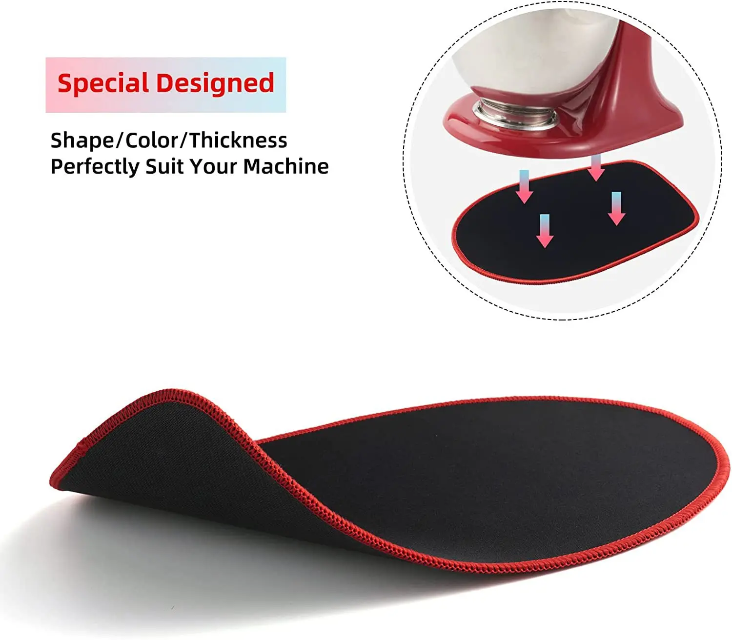 2pack Mixer Sliding Mat for Kitchenaid Kitchen Slider Stand Rubber Chef Machine Anti Slide Pad Mixer Accessory Kitchen Appliance
2pack Mixer Sliding Mat for Kitchenaid Kitchen Slider Stand Rubber Chef Machine Anti Slide Pad Mixer Accessory Kitchen Appliance