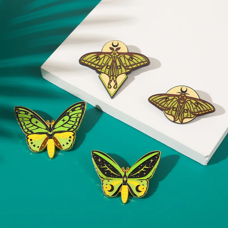 Dear-you Creative Insect Series Alloy Brooches Exquisite Luminous Butterfly Enamel Pins Clothing Bags Accessories Special Gifts
Dear-you Creative Insect Series Alloy Brooches Exquisite Luminous Butterfly Enamel Pins Clothing Bags Accessories Special Gifts