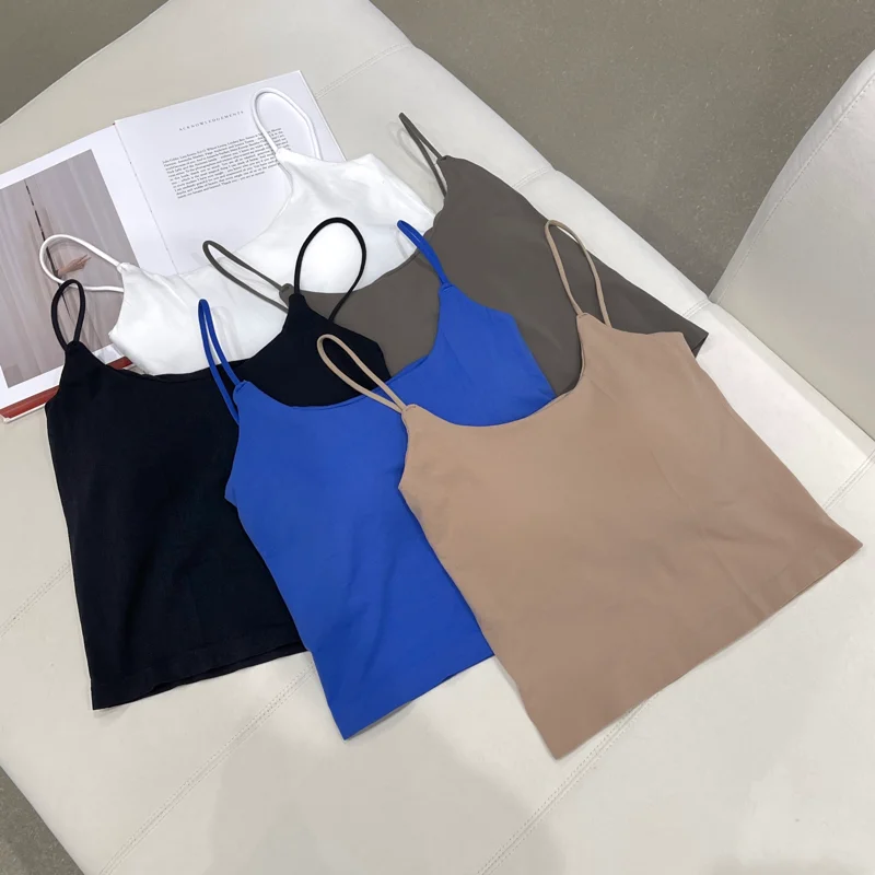 Y2K Basic Tank Woman Casual Sports Solid Color Sexy Strap Sleeveless Almighty Camisole Female Korea Style Corset Dropshipping
Y2K Basic Tank Woman Casual Sports Solid Color Sexy Strap Sleeveless Almighty Camisole Female Korea Style Corset Dropshipping