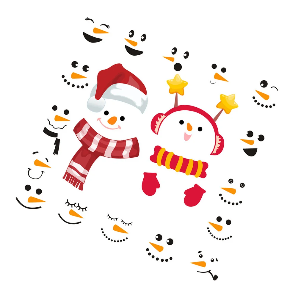 2pcs Xmas Window Decor Snowman Wall Decal Christmas Wall Stickers Snowman Window Stickers Christmas Fridge Sticker
2pcs Xmas Window Decor Snowman Wall Decal Christmas Wall Stickers Snowman Window Stickers Christmas Fridge Sticker