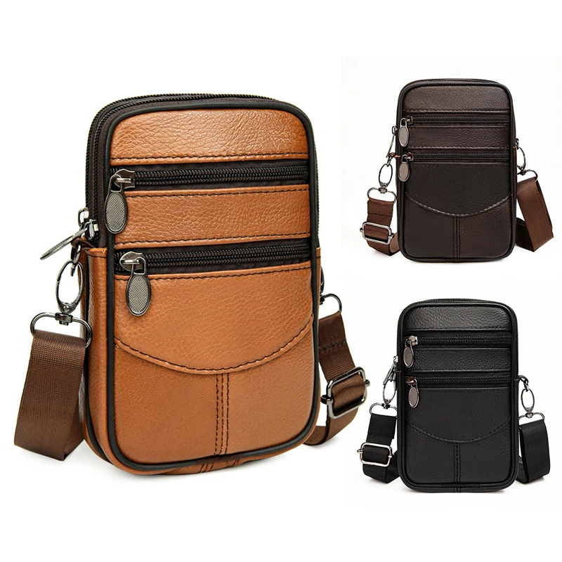 Men's Shoulder Bag Multi-Function Leather Messenger Bag Casual Crossbody Bags High Quality Male Purse Phone Men's Chest Pack
Men's Shoulder Bag Multi-Function Leather Messenger Bag Casual Crossbody Bags High Quality Male Purse Phone Men's Chest Pack