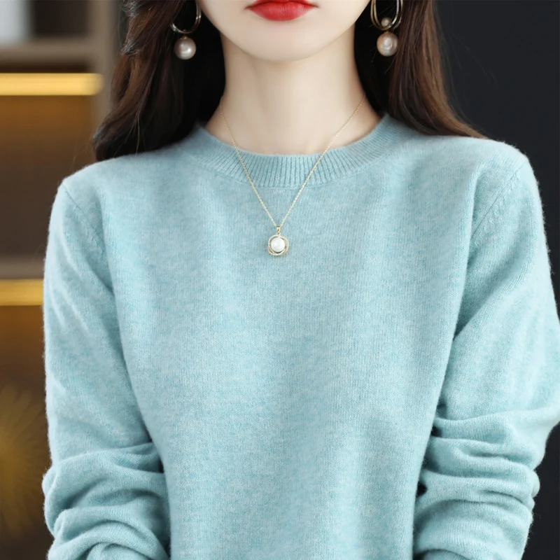 Knitted Sweaters 100% Pure Merino Wool 2023 Spring Kintwears Cashmere Sweater Women Fashion O-Neck Tops Pullover Jumper Clothing
Knitted Sweaters 100% Pure Merino Wool 2023 Spring Kintwears Cashmere Sweater Women Fashion O-Neck Tops Pullover Jumper Clothing
