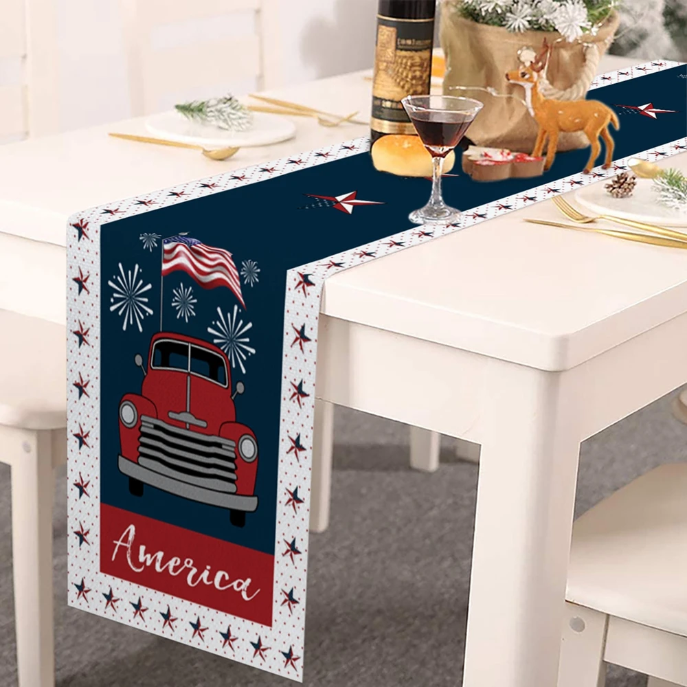 Linen Table Runner Independence Day 4th of July Table Runners For Indoor Outdoor Dinner Party Wedding Home Kitchen Decor
Linen Table Runner Independence Day 4th of July Table Runners For Indoor Outdoor Dinner Party Wedding Home Kitchen Decor