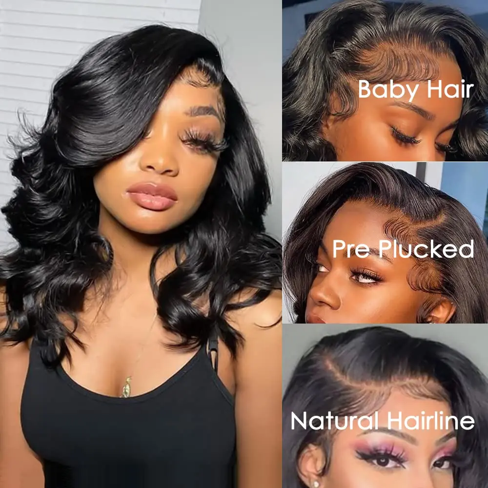 13x4 Body Wave Bob Wig Transparent HD Lace Frontal Wigs Short Brazilian Human Hair Wigs Virgin Remy Hair Lace Closure Wig 180%
13x4 Body Wave Bob Wig Transparent HD Lace Frontal Wigs Short Brazilian Human Hair Wigs Virgin Remy Hair Lace Closure Wig 180%