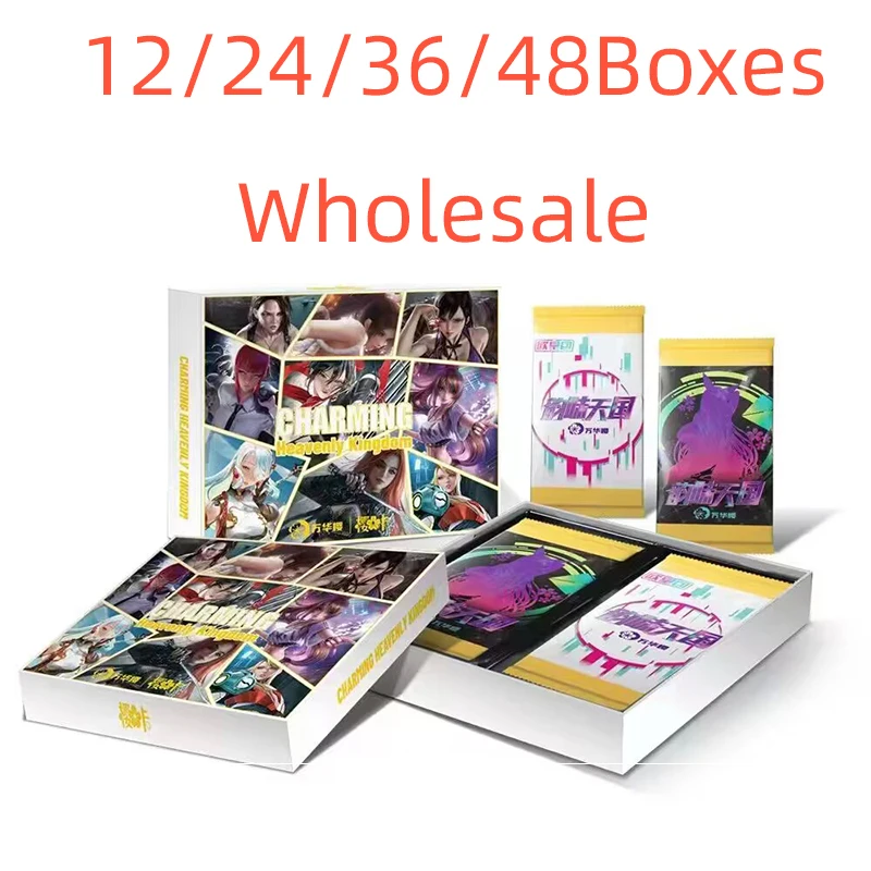 Wholesale Goddess Story CHARMING HEAVENLY KINGDOM Girl Party Sexy Swimsuit Bikini Feast Booster Box Doujin Toys And Hobbies Gift
Wholesale Goddess Story CHARMING HEAVENLY KINGDOM Girl Party Sexy Swimsuit Bikini Feast Booster Box Doujin Toys And Hobbies Gift