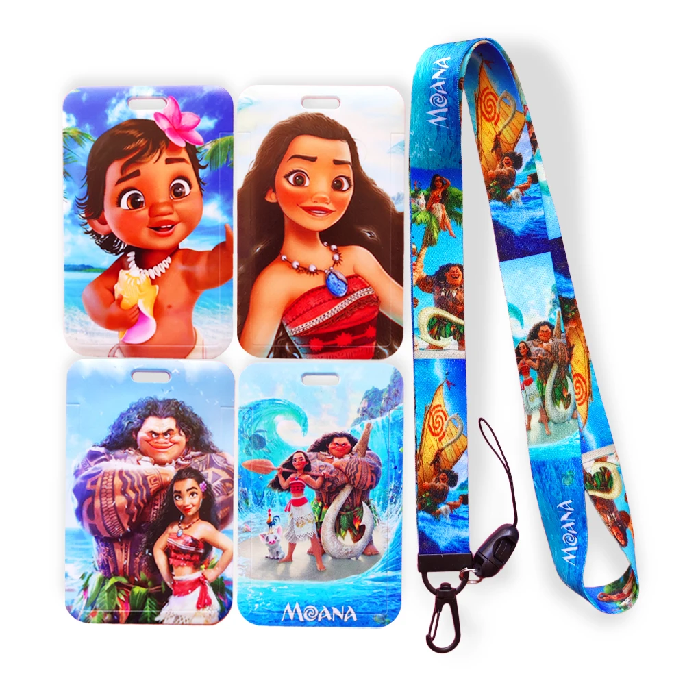 Модный женский держатель для банковских карт Disney Moana визитница значок карточка