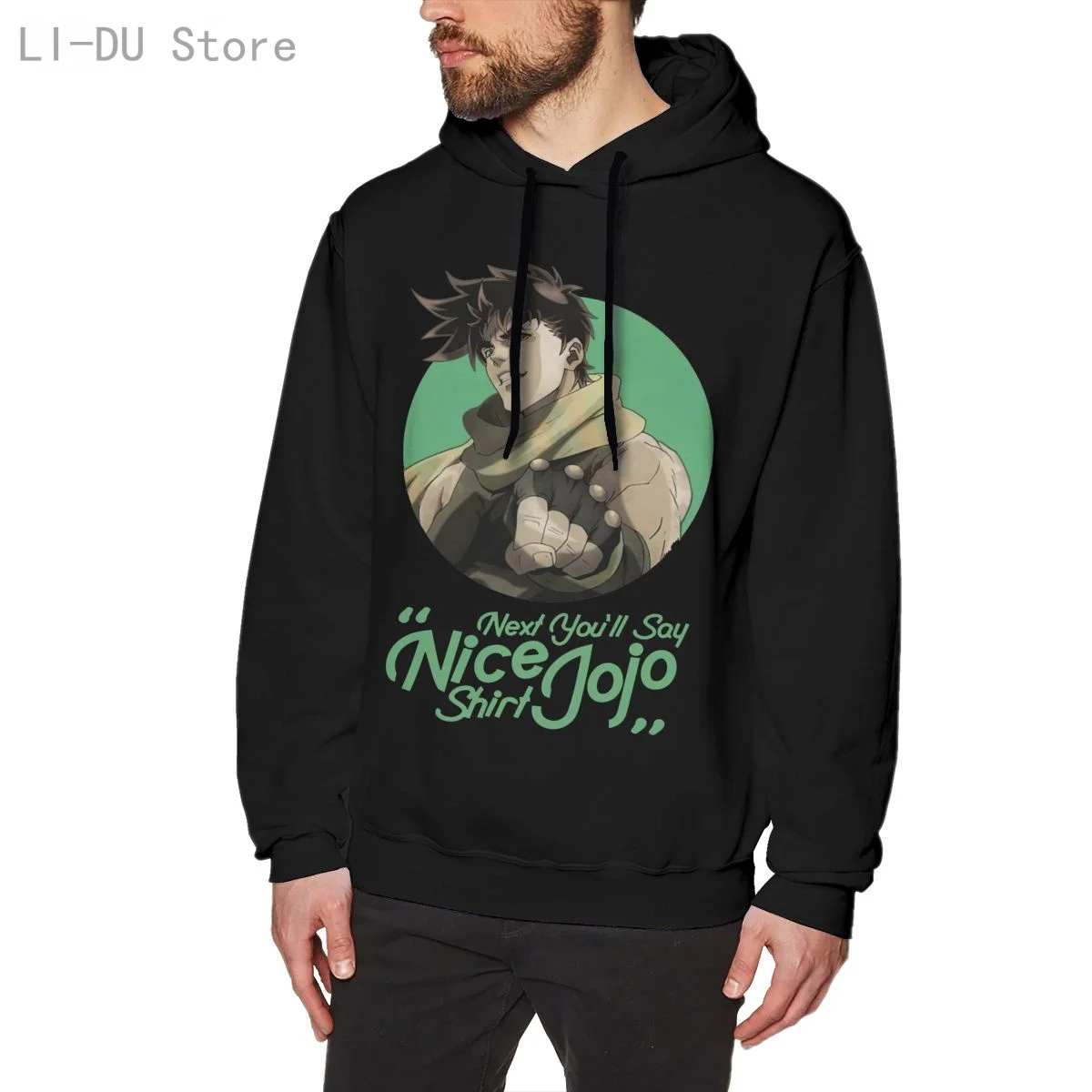 Fashion Funny Unisex Hooded Men Sweatshirts JoJo Next You'll Say Jojos Bizarre Adventure Streetwear Harajuku Hoodies
Fashion Funny Unisex Hooded Men Sweatshirts JoJo Next You'll Say Jojos Bizarre Adventure Streetwear Harajuku Hoodies