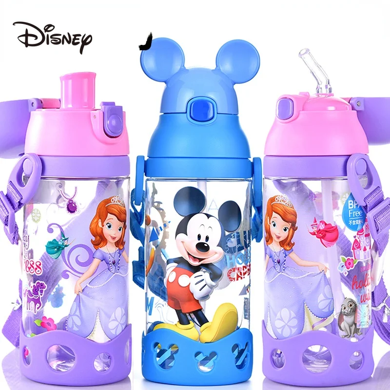 Disney Children's Straw Cup Portable drip proof Summer coat Children's plastic straight drinking cup with double lid
Disney Children's Straw Cup Portable drip proof Summer coat Children's plastic straight drinking cup with double lid