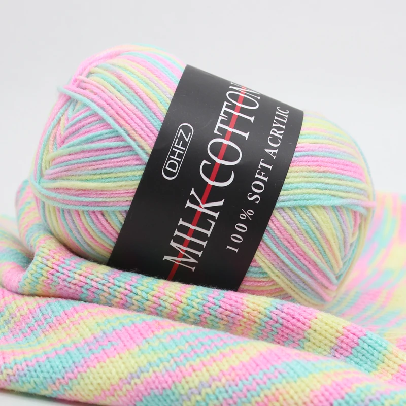 50g/PC Double Knitting Crochet Milk Soft Warm Baby Cotton Wool Yarn Hand Knitted Yarn DIY Craft Knit Sweater Scarf Hat
50g/PC Double Knitting Crochet Milk Soft Warm Baby Cotton Wool Yarn Hand Knitted Yarn DIY Craft Knit Sweater Scarf Hat