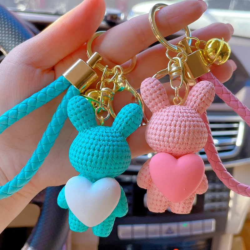 Cartoon Holding Love Rabbit Key Chain Lovely Couple Pendant Creative Car Keychain Pendants Men Women Backpack Accessories Gifts
Cartoon Holding Love Rabbit Key Chain Lovely Couple Pendant Creative Car Keychain Pendants Men Women Backpack Accessories Gifts