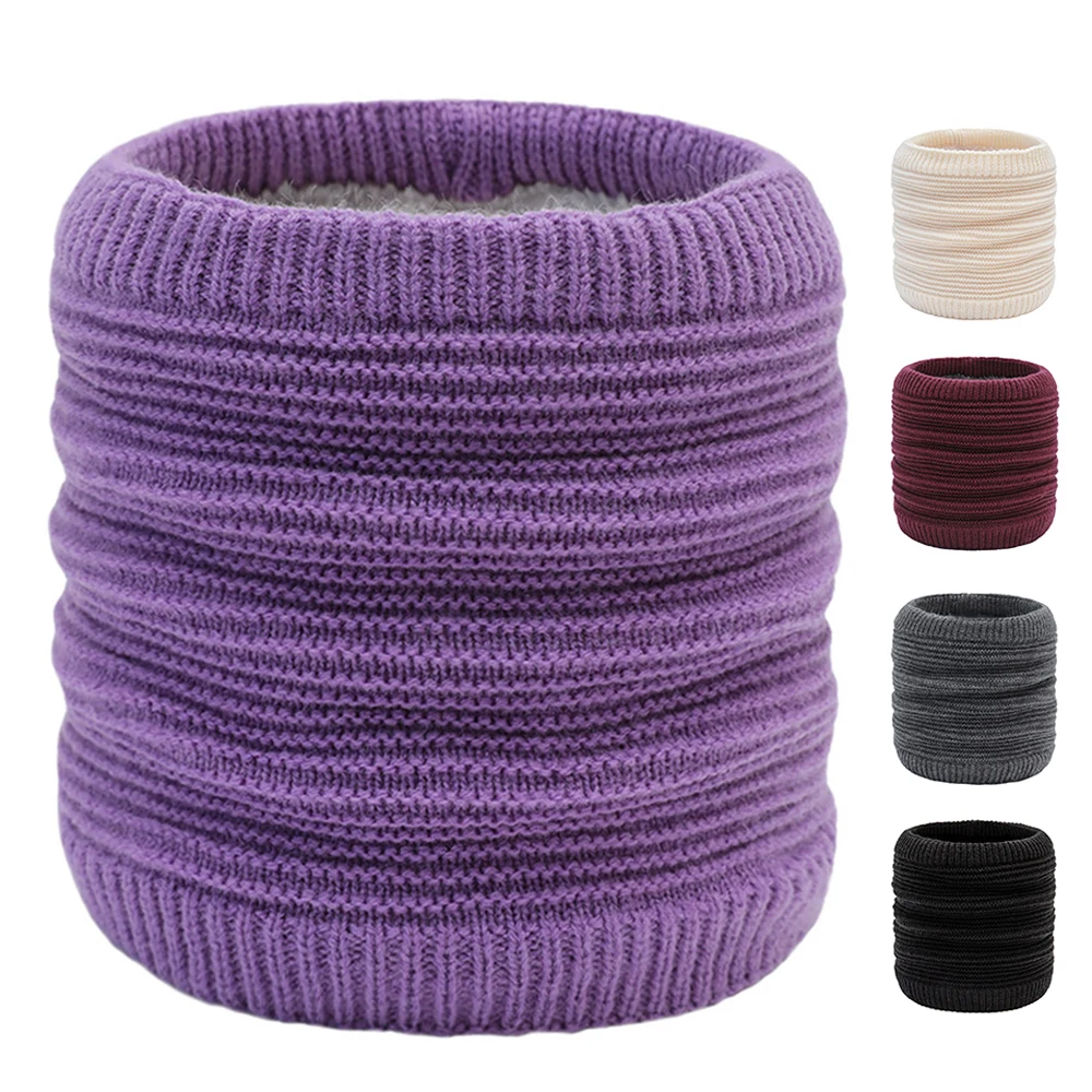 Plush Thicken Wool Knitting Collar Scarves Outdoor Windproof Pullover Scarf Fur Fleece Neckerchief Striped Woolen Snood Scarf
Plush Thicken Wool Knitting Collar Scarves Outdoor Windproof Pullover Scarf Fur Fleece Neckerchief Striped Woolen Snood Scarf