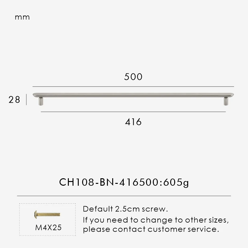 Латунные ручки для шкафов Nurlin CH108
Латунные ручки для шкафов Nurlin CH108