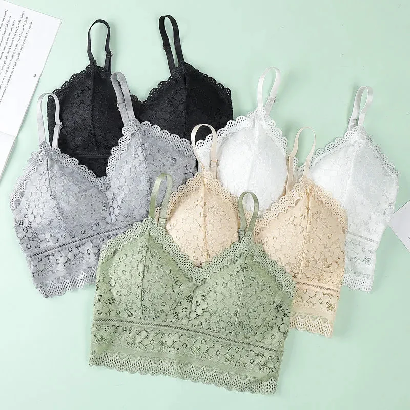 Lace Bra Beautiful Back Wrap Chest Strap Chest Pad Gathered Bottoming Tube Top Adjustable Shoulder Strap Underwear Women
Lace Bra Beautiful Back Wrap Chest Strap Chest Pad Gathered Bottoming Tube Top Adjustable Shoulder Strap Underwear Women