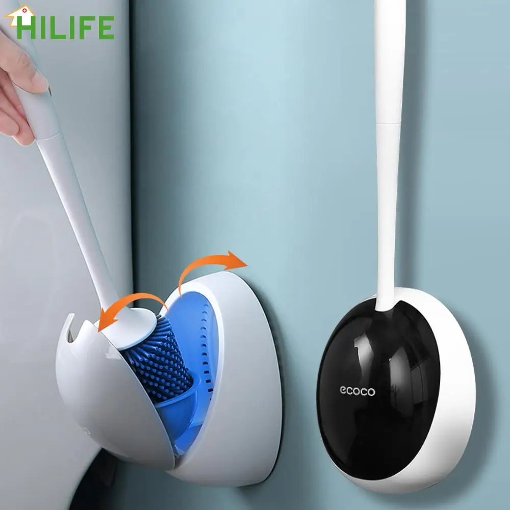 Home Bathroom Accessories Sets Wall-Mounted Cleaning Tools WC Accessories Drainable Toilet Brush Silicone Toilet Brush
Home Bathroom Accessories Sets Wall-Mounted Cleaning Tools WC Accessories Drainable Toilet Brush Silicone Toilet Brush