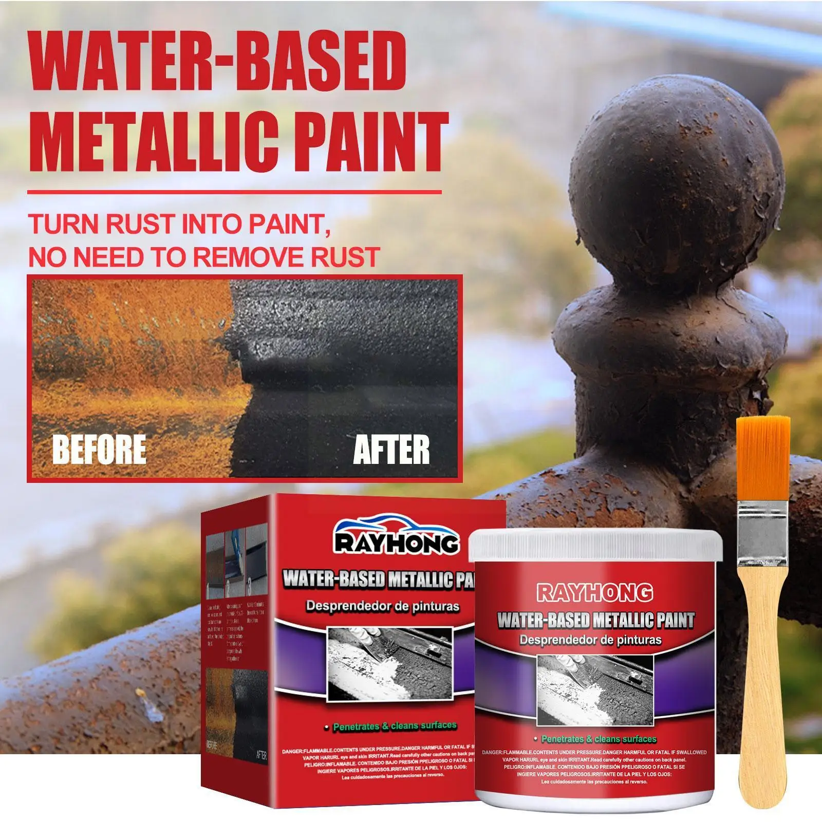 100ml Auto Anti Rust Paste Multi Purpose Metal Surfaces Car Car Repair Rust Maintenance Converter Rust Cleaning Remover Cha S1w9
100ml Auto Anti Rust Paste Multi Purpose Metal Surfaces Car Car Repair Rust Maintenance Converter Rust Cleaning Remover Cha S1w9