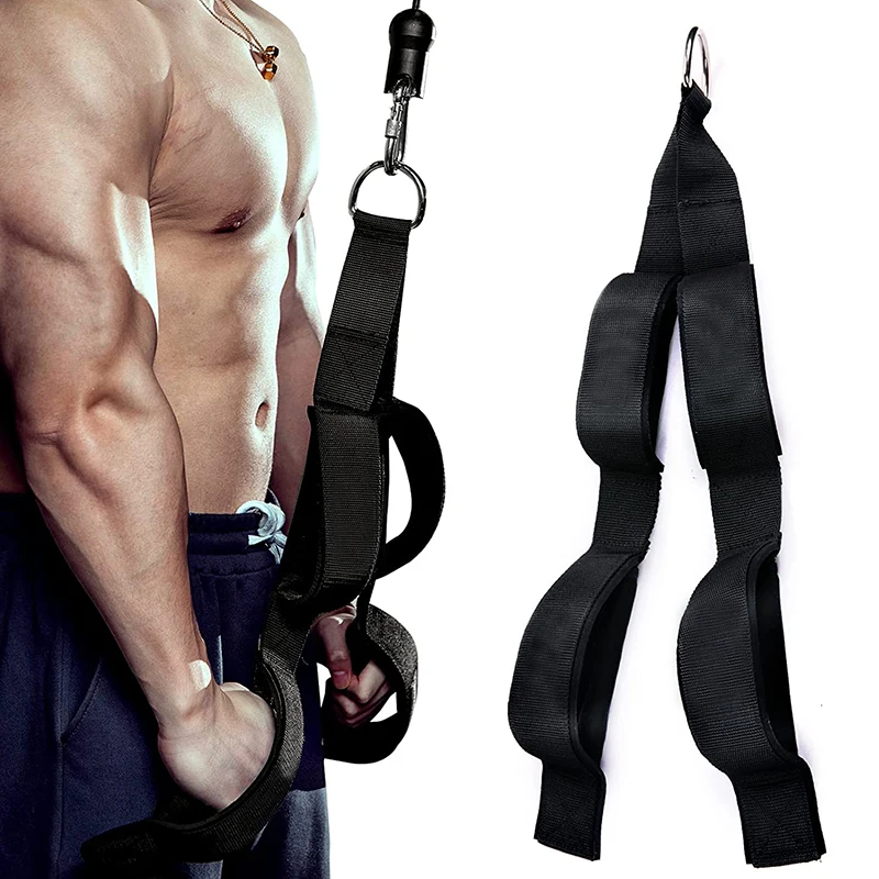 Tricep Pull Down Rope Cable Attachment with 2 Sets of Handles Neoprene Pads for Home Gym Workout Training Exercise Equipment
Tricep Pull Down Rope Cable Attachment with 2 Sets of Handles Neoprene Pads for Home Gym Workout Training Exercise Equipment