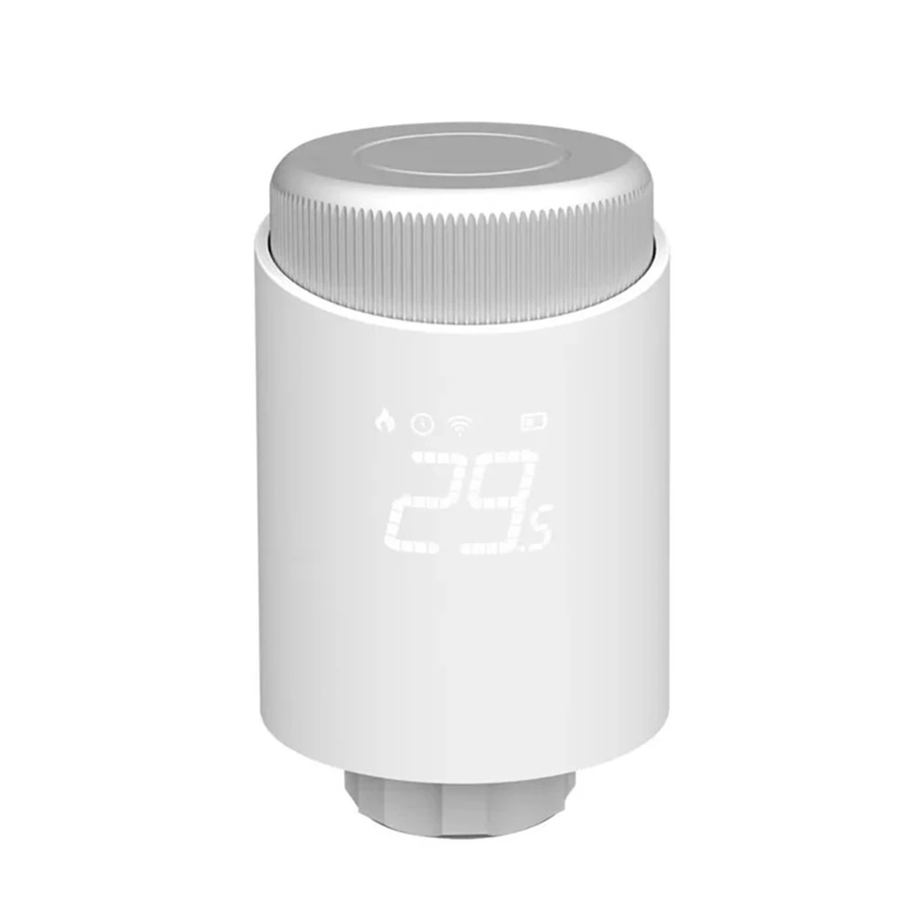 Термостат Tuya ZigBee TRV с голосовым управлением, умный привод радиатора, программируемый контроллер температуры, управление через приложение
Термостат Tuya ZigBee TRV с голосовым управлением, умный привод радиатора, программируемый контроллер температуры, управление через приложение