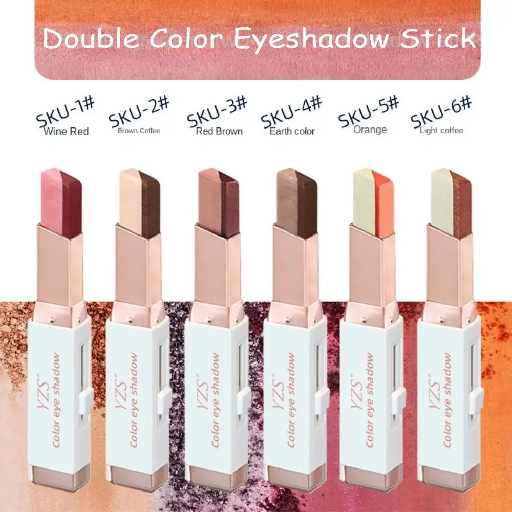 Double Color Glitter Eye Shadow Stick Matte Pearlescent Eyeshadow Cosmetics Waterproof Stereo Gradient Bicolor Shimmer Pen
Double Color Glitter Eye Shadow Stick Matte Pearlescent Eyeshadow Cosmetics Waterproof Stereo Gradient Bicolor Shimmer Pen