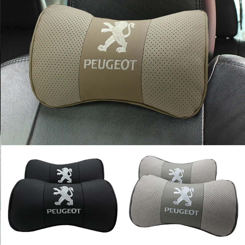 Car Neck Pillows Headrest Genuine Leather Embroidery for Peugeot Logo 307 207 407 206 107 307 308 406 301 208GTi 208 Accessories
Car Neck Pillows Headrest Genuine Leather Embroidery for Peugeot Logo 307 207 407 206 107 307 308 406 301 208GTi 208 Accessories