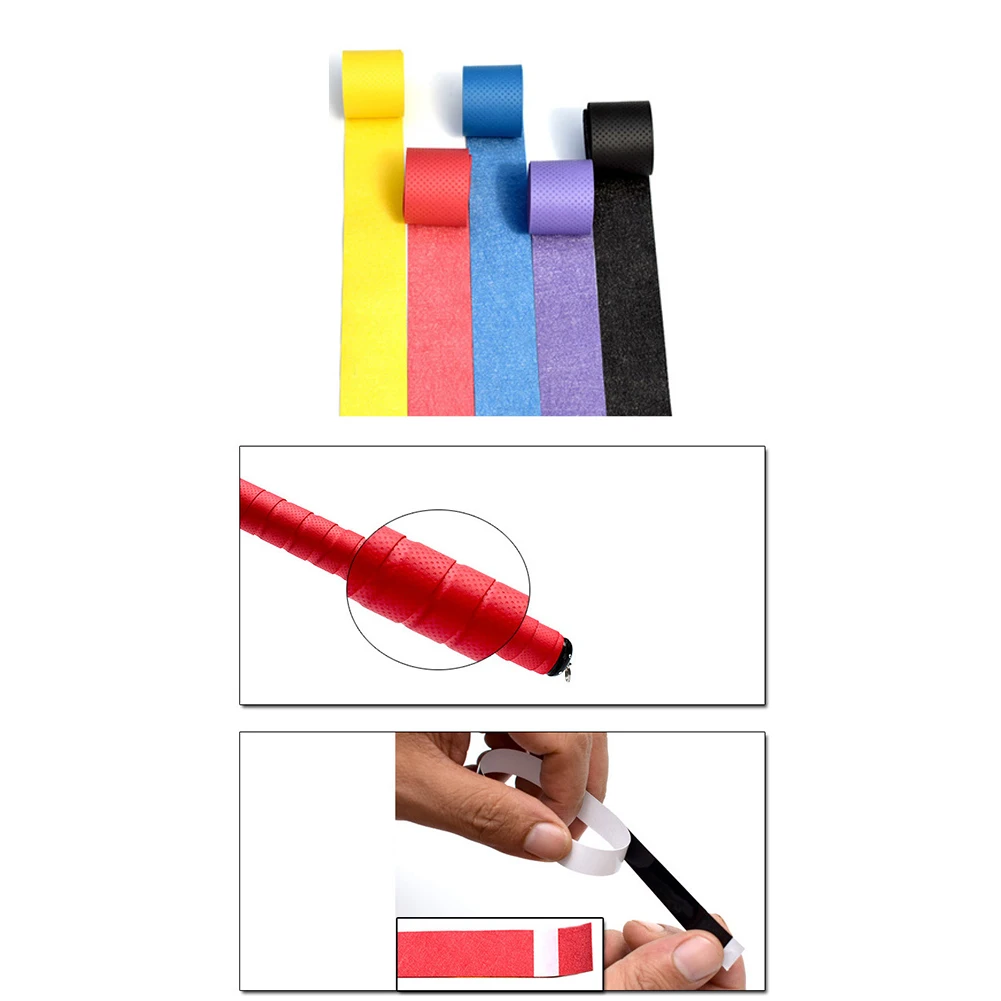 60pcs Universal Anti-Slip Overgrip Tape For Color Fishing Rods Handle Winding Badminton Tennis Racket Insulated Sweat Absorbing
60pcs Universal Anti-Slip Overgrip Tape For Color Fishing Rods Handle Winding Badminton Tennis Racket Insulated Sweat Absorbing