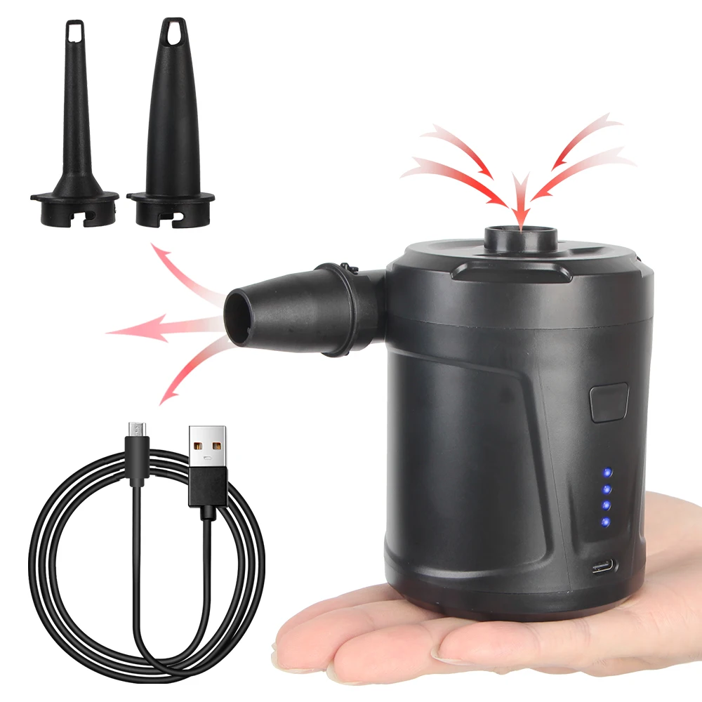 Portable Inflator USB Battery Rechargeable Air Compressor For Air Cushion Swimming Ring Inflatable Sofa Electric Air Pump
Portable Inflator USB Battery Rechargeable Air Compressor For Air Cushion Swimming Ring Inflatable Sofa Electric Air Pump