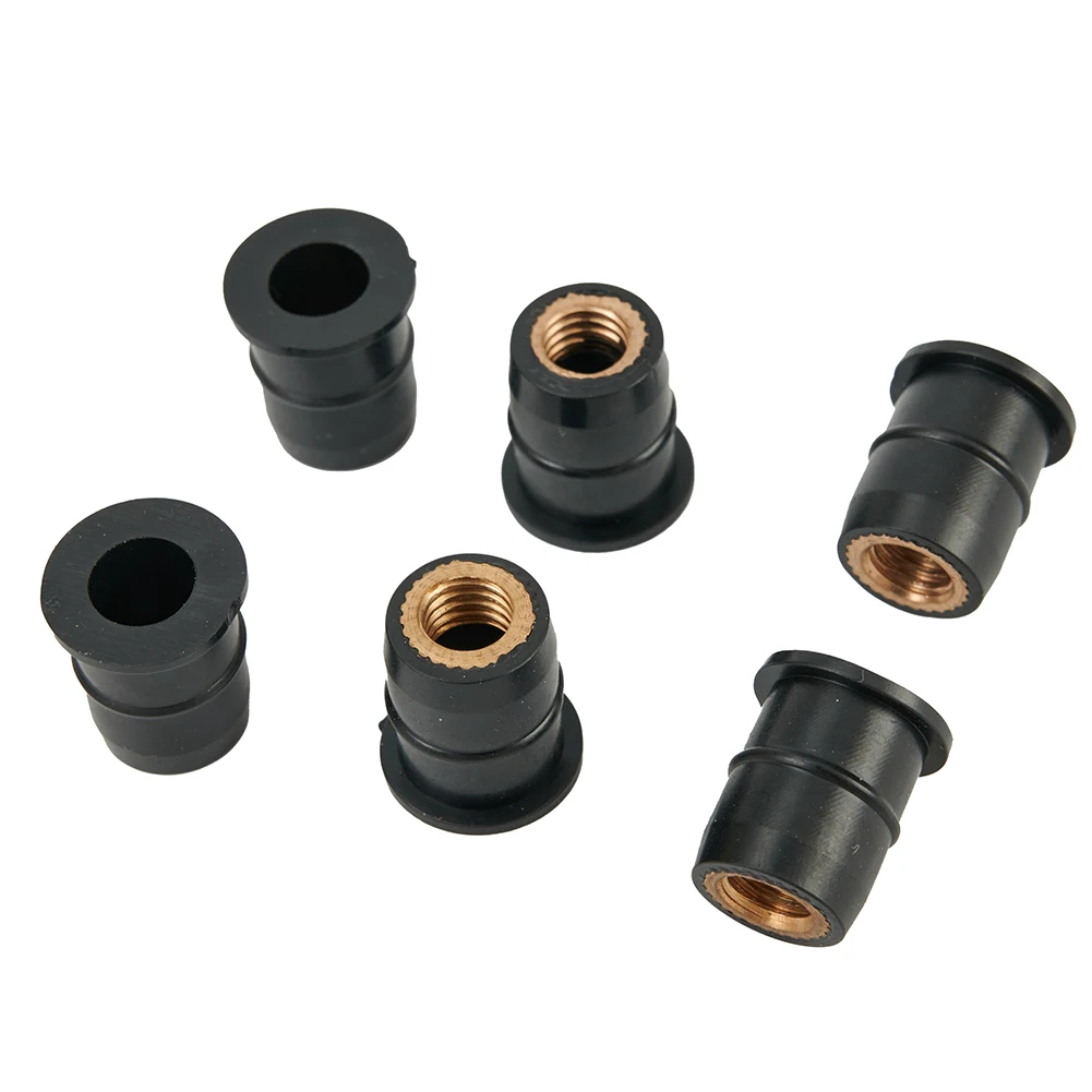 M6 Rubber Nut Nuts Reliable Portable Replaces 10PCS / KIT Fixing 6mm M6 Parts Rubber + Brass Neoprene Replacement
M6 Rubber Nut Nuts Reliable Portable Replaces 10PCS / KIT Fixing 6mm M6 Parts Rubber + Brass Neoprene Replacement