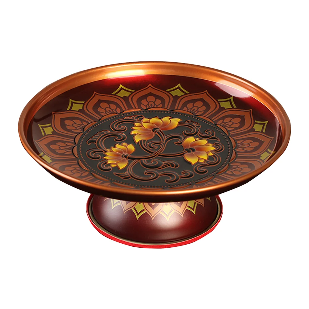 Fruit Plate Offering Bowl Trayserving Stand Altarbuddha Platter Plates Copper Cake Holder Dessert Basket Cupcake Dishes
Fruit Plate Offering Bowl Trayserving Stand Altarbuddha Platter Plates Copper Cake Holder Dessert Basket Cupcake Dishes