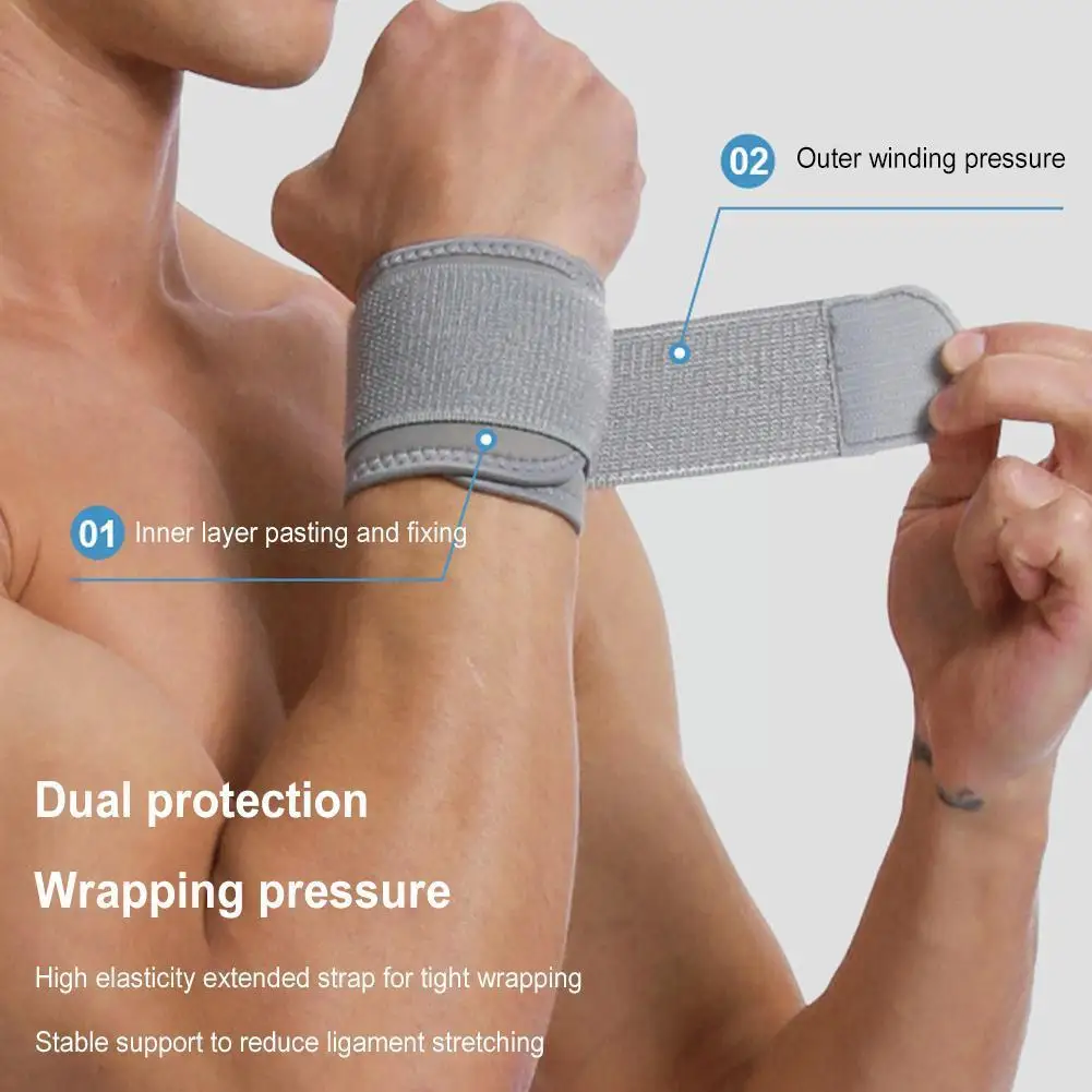 1pcs Wrist Strap Wrist Brace Support Wrist Wrap For Weightlifting Basketball Volleyball Fitness Workout Protective Gear E0C2 
1pcs Wrist Strap Wrist Brace Support Wrist Wrap For Weightlifting Basketball Volleyball Fitness Workout Protective Gear E0C2