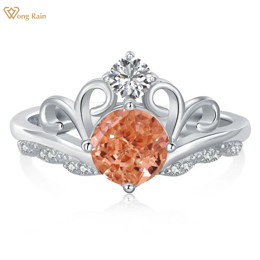 Wong Rain 925 Sterling Silver Round 1 CT Sapphire Gemstone Engagement Adjustable Crown Ring for Women Fine Jewelry Wholesale 
Wong Rain 925 Sterling Silver Round 1 CT Sapphire Gemstone Engagement Adjustable Crown Ring for Women Fine Jewelry Wholesale