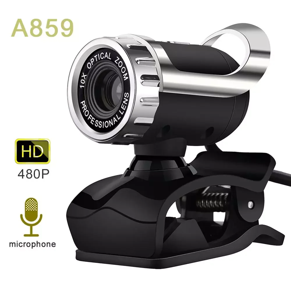 Mini USB Webcamera 360° HD 480P Digital Video Webcam with Microphone Clip CMOS Image for Computer PC Desktop Laptop TV Box
Mini USB Webcamera 360° HD 480P Digital Video Webcam with Microphone Clip CMOS Image for Computer PC Desktop Laptop TV Box