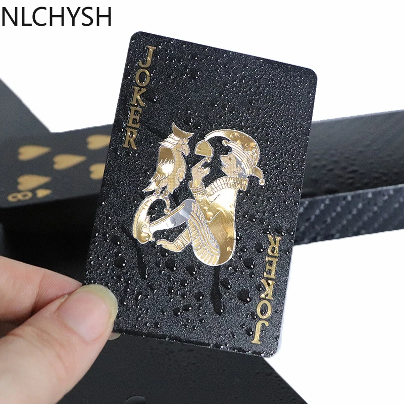A Deck Of Playing Cards, 2 Styles Of Plastic With Golden Laminate, Washable, Creative, Black And Gold Waterproof Magic Cards
A Deck Of Playing Cards, 2 Styles Of Plastic With Golden Laminate, Washable, Creative, Black And Gold Waterproof Magic Cards