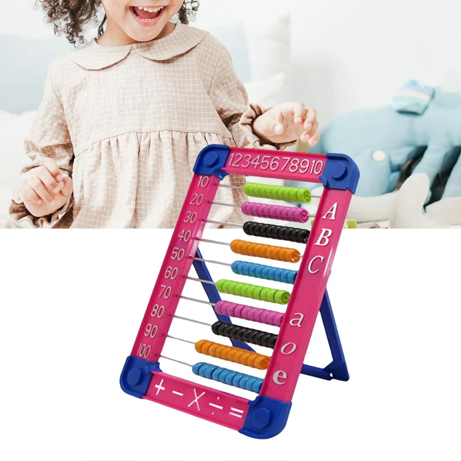 Abacus классический Счетный инструмент математическая обучающая игрушка для праздничных подарков для детей
Abacus классический Счетный инструмент математическая обучающая игрушка для праздничных подарков для детей