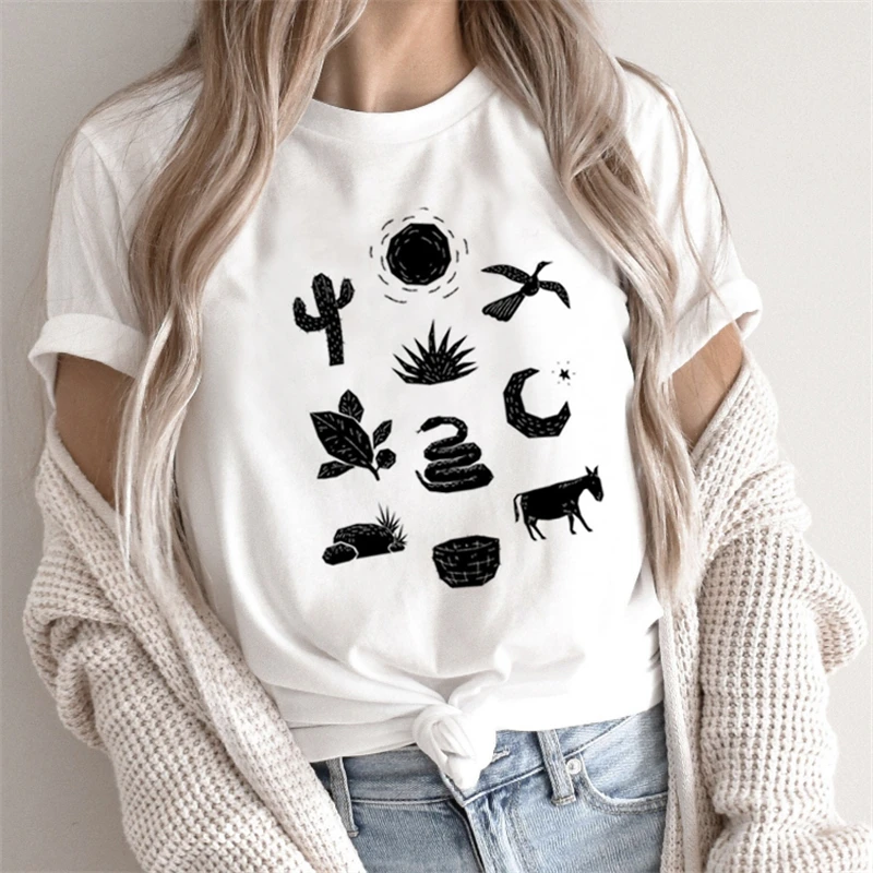 2022 Simple And Versatile Ladies Cartoon Printing Beach Travel Ladies Plus Size T Shirt Ladies Loose Crew Neck Top Shirt Clothes
2022 Simple And Versatile Ladies Cartoon Printing Beach Travel Ladies Plus Size T Shirt Ladies Loose Crew Neck Top Shirt Clothes