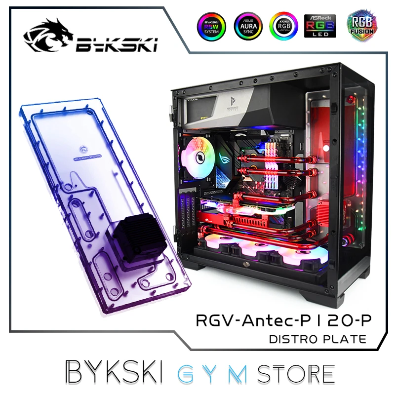 Bykski Distro Plate Kit For Antec P120 Case, Waterway Board +Radiator+Fittings+Pump+Fan For GPU Cooling System RGV-Antec-P120-P
Bykski Distro Plate Kit For Antec P120 Case, Waterway Board +Radiator+Fittings+Pump+Fan For GPU Cooling System RGV-Antec-P120-P
