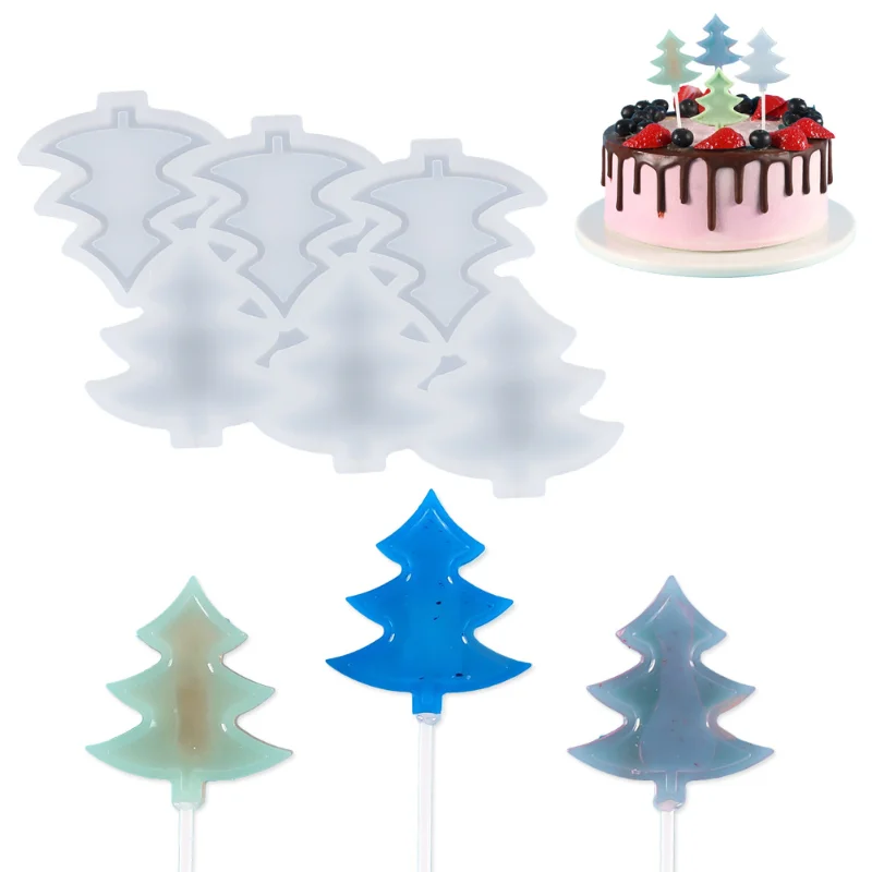 Lollipop Silicone Mold Christmas Tree Star Chocolate Cake Plug-in Decorations DIY Child Candy Mold Fondant Cake Tools Bakeware
Lollipop Silicone Mold Christmas Tree Star Chocolate Cake Plug-in Decorations DIY Child Candy Mold Fondant Cake Tools Bakeware