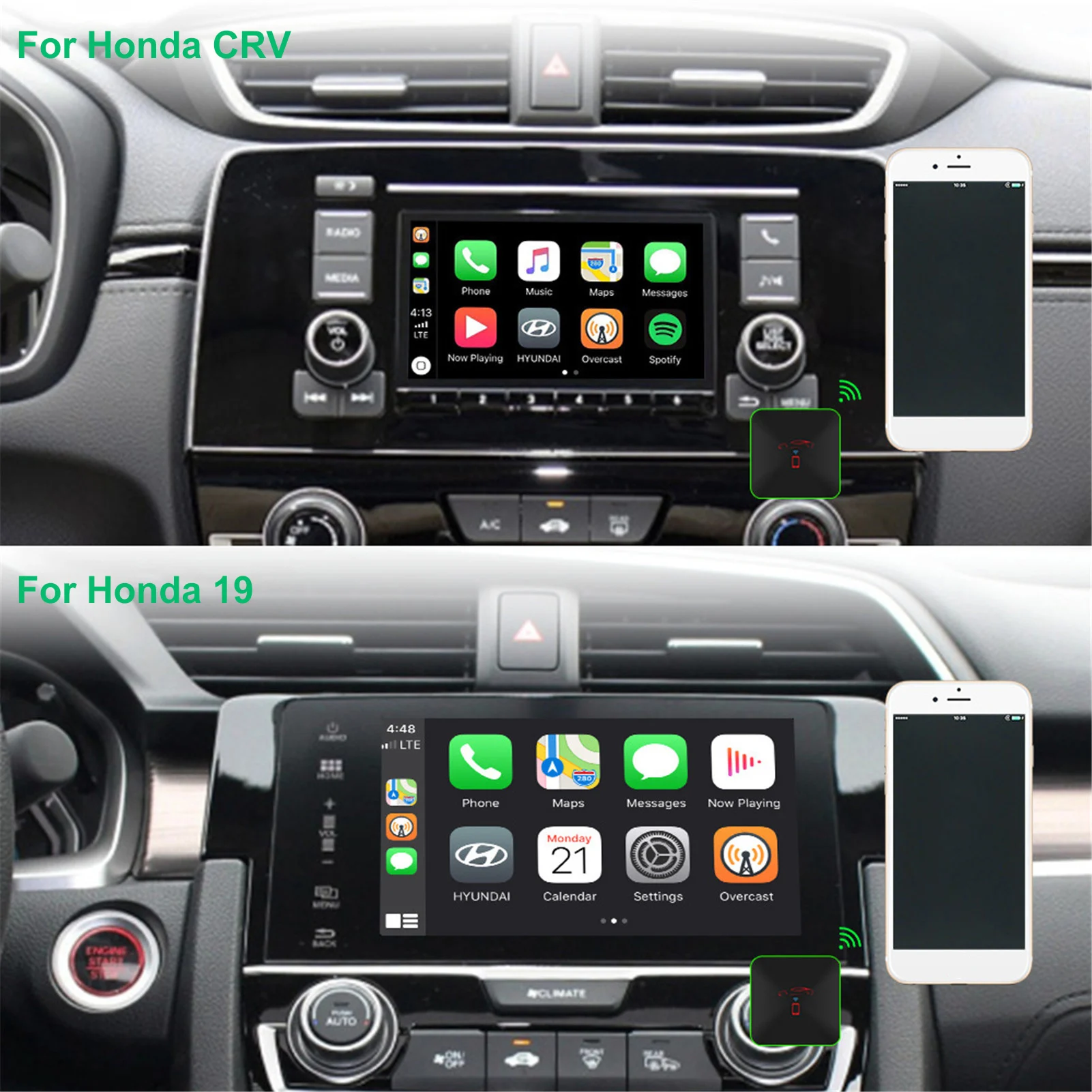 Беспроводной многофункциональный USB-адаптер CarPlay, приложение для голосового управления, совместимо с заводским проводным CarPlay
Беспроводной многофункциональный USB-адаптер CarPlay, приложение для голосового управления, совместимо с заводским проводным CarPlay