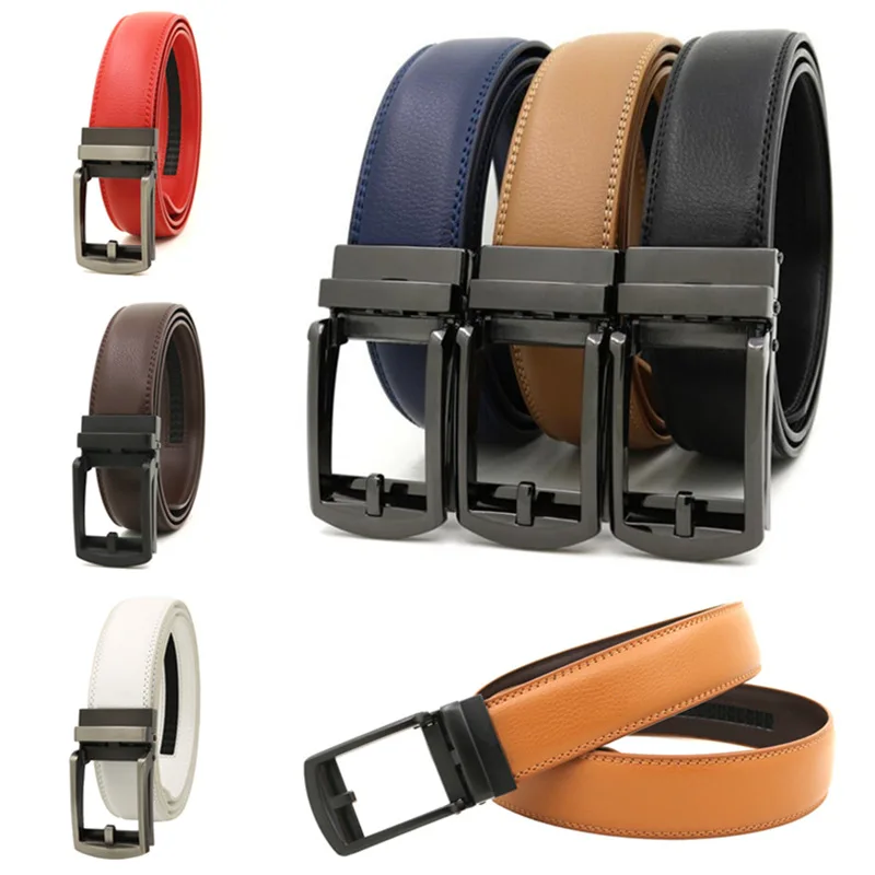 High Quality Men's Fake Needle Two-layer Cowhide Automatic Buckle Multi-color Optional Jeans Trousers 3.5cm Width Belt
High Quality Men's Fake Needle Two-layer Cowhide Automatic Buckle Multi-color Optional Jeans Trousers 3.5cm Width Belt