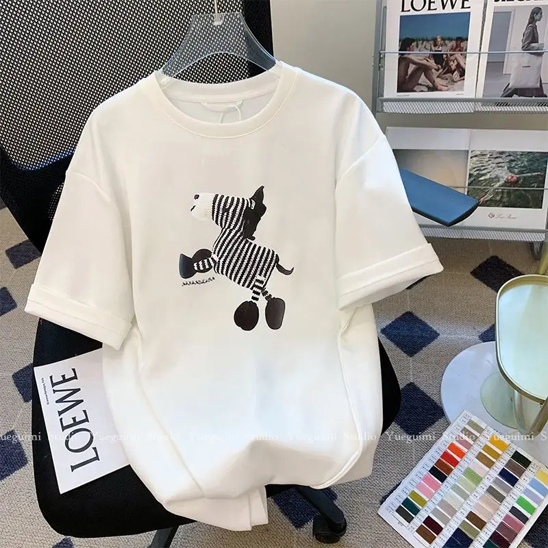 Summer T Shirt Women Zebra Print Short Sleeved Korean Fashion Cotton Tops Casual Round Neck Women Clothing
Summer T Shirt Women Zebra Print Short Sleeved Korean Fashion Cotton Tops Casual Round Neck Women Clothing