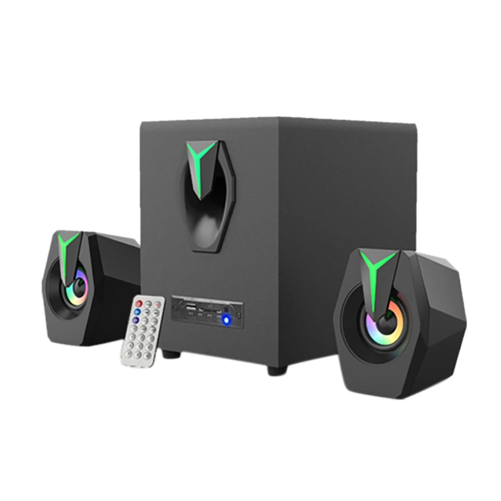 Computer Speakers Stereo Multimedia Speakers with Bluetooth Subwoofer 3.5 mm Audio Input Suitable for Tablet Phones
Computer Speakers Stereo Multimedia Speakers with Bluetooth Subwoofer 3.5 mm Audio Input Suitable for Tablet Phones