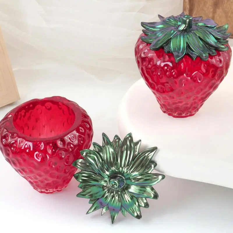 Strawberry Design Resin Jar Molds Storage Jar Silicone Mold With Lids Jewelry Jar Epoxy Mold Jewelry Storage Holder Container
Strawberry Design Resin Jar Molds Storage Jar Silicone Mold With Lids Jewelry Jar Epoxy Mold Jewelry Storage Holder Container