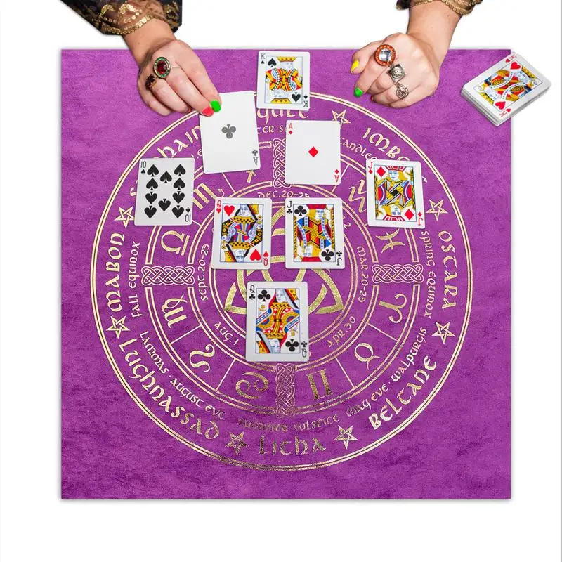 Divination Card Tablecloth Supplies Altar Tarot Card Cloth For Room Bar Home Wall Decor Retro Pagan Spiritual Celestial Deck
Divination Card Tablecloth Supplies Altar Tarot Card Cloth For Room Bar Home Wall Decor Retro Pagan Spiritual Celestial Deck