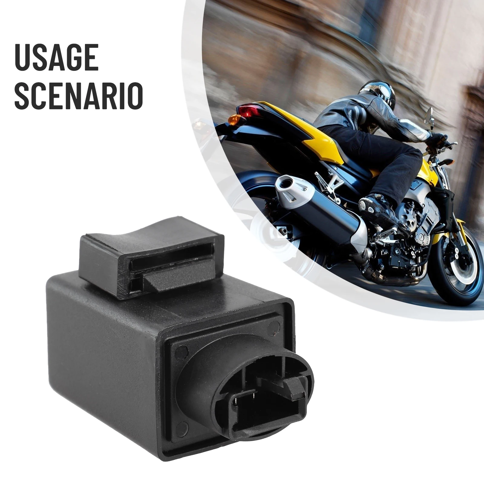New Motorcycle Flasher Relay Within 70-90 Times / Minute 12VDC 3 Pin 3x2.9x6.5cm ABS Durable High Sensitive Ignition System
New Motorcycle Flasher Relay Within 70-90 Times / Minute 12VDC 3 Pin 3x2.9x6.5cm ABS Durable High Sensitive Ignition System