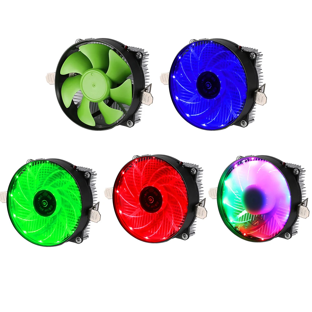 Охлаждающий вентилятор для процессора, 3-контактный вентилятор с семью лопастями, для платформы Intel/AMD, быстрая рассеивание тепла 
Охлаждающий вентилятор для процессора, 3-контактный вентилятор с семью лопастями, для платформы Intel/AMD, быстрая рассеивание тепла